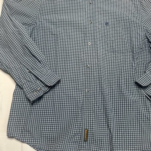 Timberland Blue Checkered Button Down Shirt - Picture 4 of 12